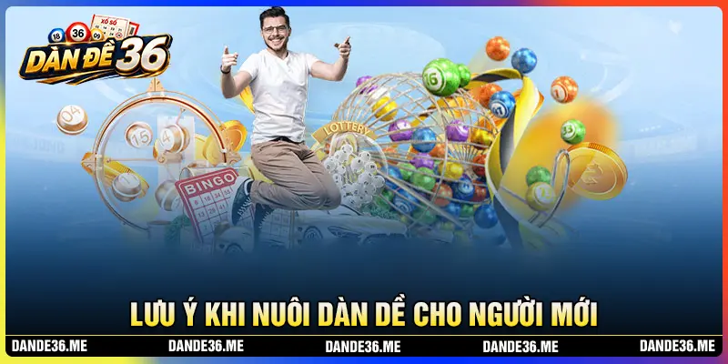 Những lưu ý khi nuôi dàn đề cho người mới
